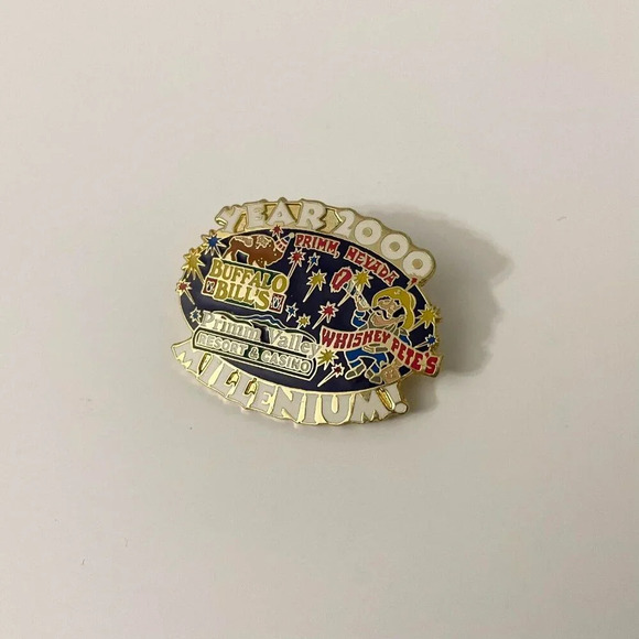 Primm Valley Casino Limited Ed 2000 Millennium Lapel Pin Whiskey Petes Nevada - Picture 9 of 10